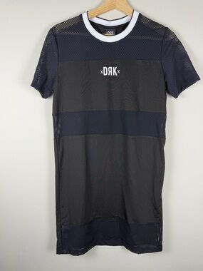 DRK European Streetwear Mesh Tshirt Dress